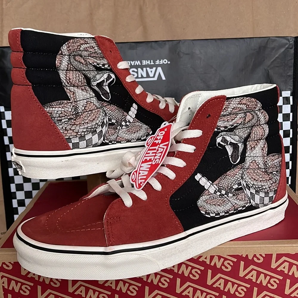 Vans Sk8-Hi Desert Snake/Chili Oil sneakers WMNS - Picture 1 of 16